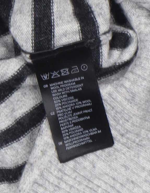 Womens UK Size 8 H&M Grey Pullover Jumper