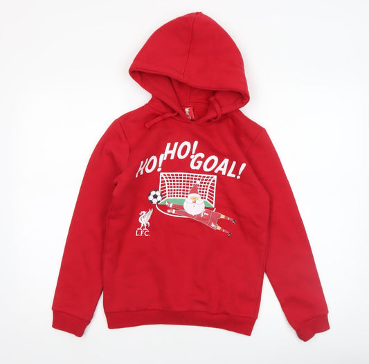 Boys UK Size 9-10 Years Liverpool FC Red Pullover Hoodie