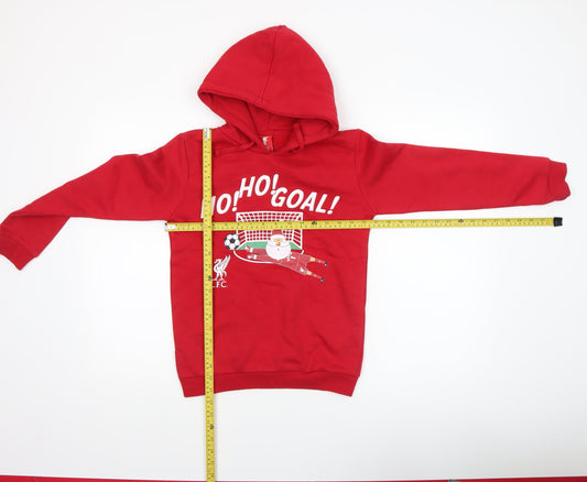 Boys UK Size 9-10 Years Liverpool FC Red Pullover Hoodie