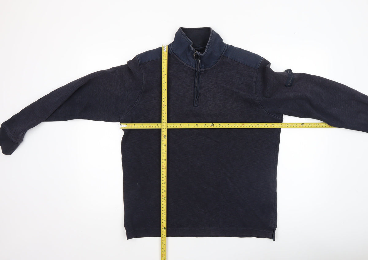 Mens UK Size M Ben Sherman Blue Pullover Sweatshirt