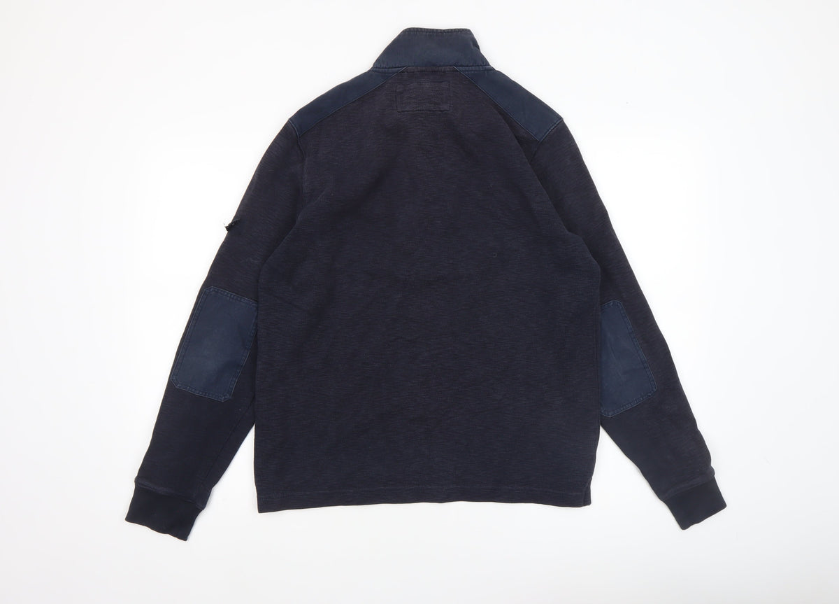 Mens UK Size M Ben Sherman Blue Pullover Sweatshirt