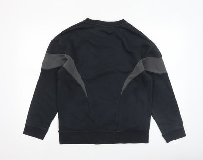 Nike Boys Black Air Logo Pullover Sweatshirt Size 146cm