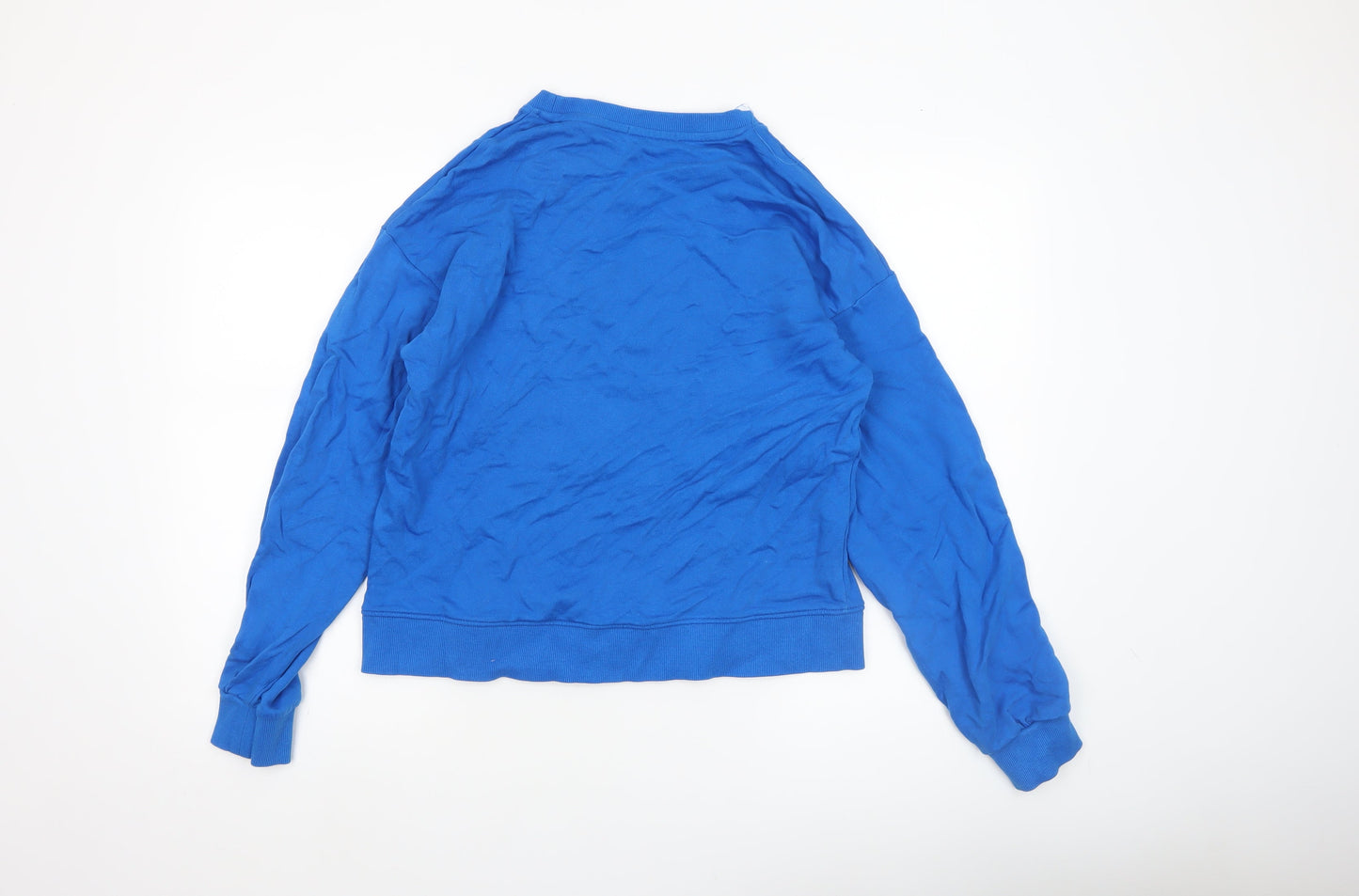 Womens UK Size 12 Stradivarius Blue Pullover Sweatshirt