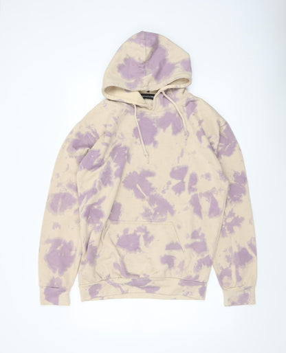Unisex Adults UK Size S PRETTYLITTLETHING Beige Pullover Hoodie