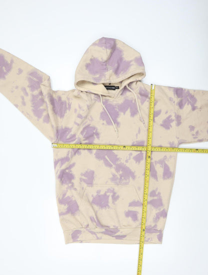 Unisex Adults UK Size S PRETTYLITTLETHING Beige Pullover Hoodie