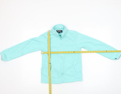 Girls UK Size 9-10 Years Mountain Warehouse Blue Basic Jacket