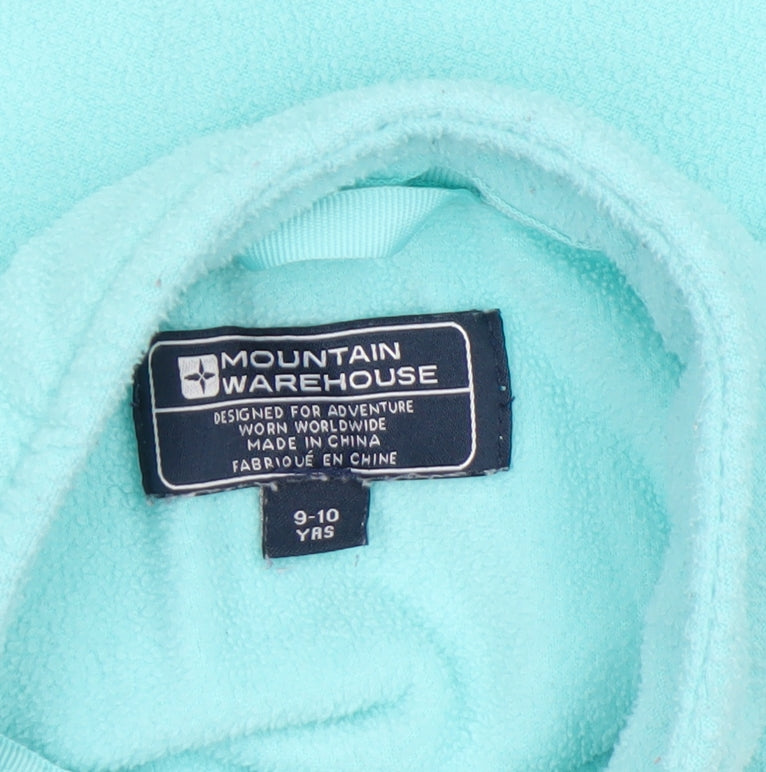 Girls UK Size 9-10 Years Mountain Warehouse Blue Basic Jacket