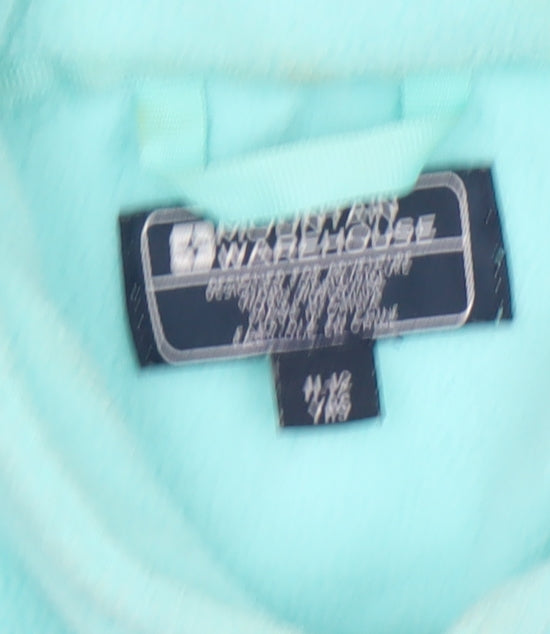 Girls UK Size 7-8 Years Mountain Warehouse Blue Basic Jacket