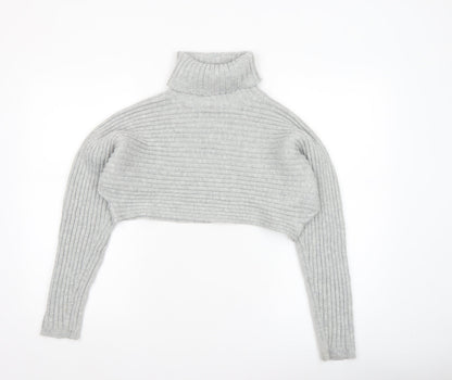 Womens UK Size M New Look Grey Pullover Jumper