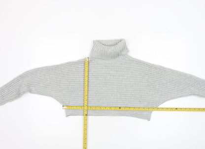Womens UK Size M New Look Grey Pullover Jumper