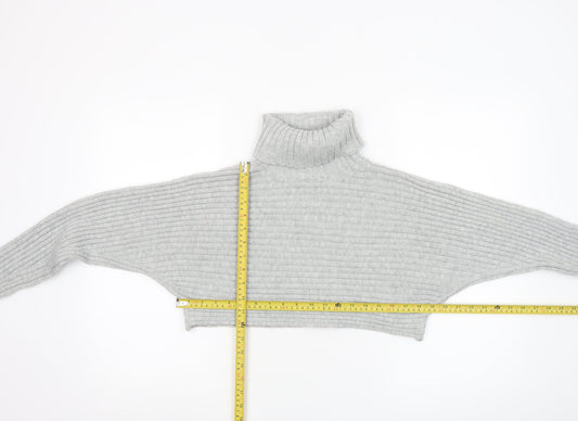 Womens UK Size M New Look Grey Pullover Jumper