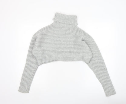 Womens UK Size M New Look Grey Pullover Jumper