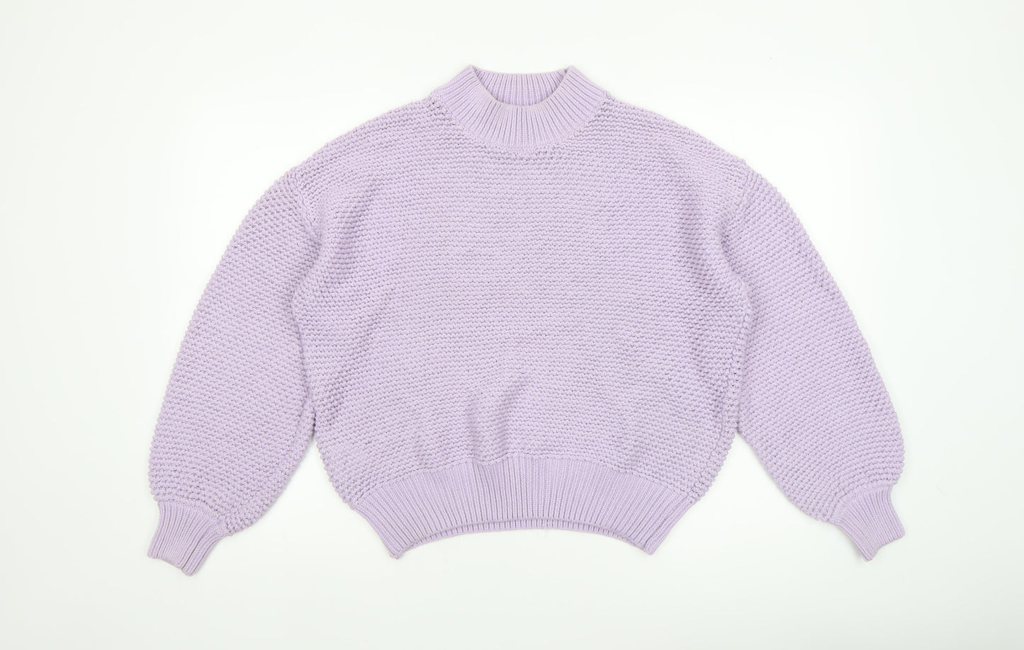 Womens UK Size 14 MNG Purple Pullover Jumper