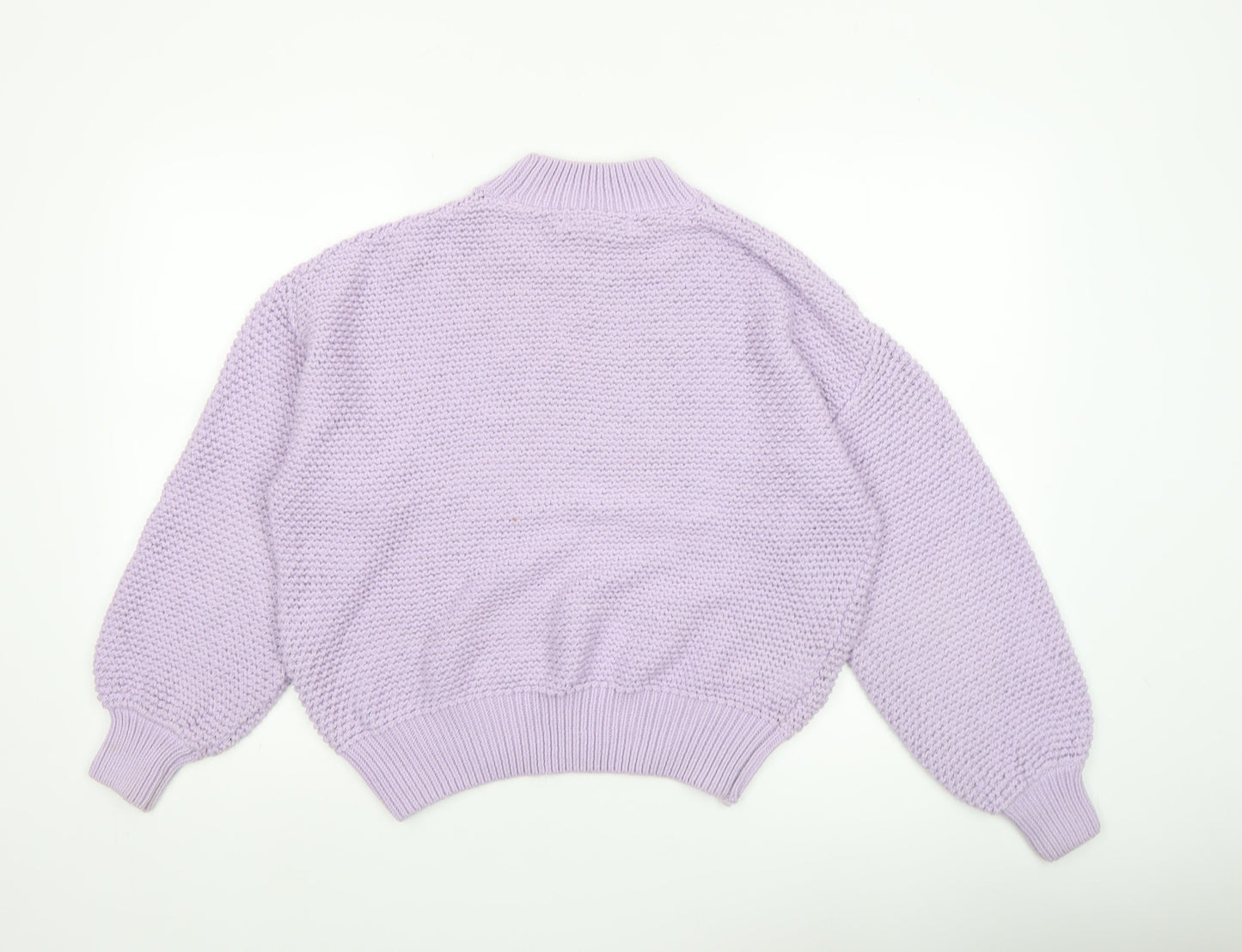 Womens UK Size 14 MNG Purple Pullover Jumper