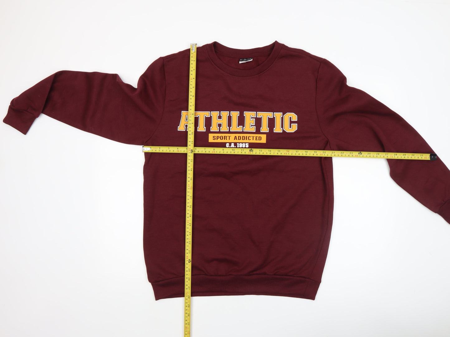 Mens UK Size L Alphar One Brown Pullover Sweatshirt