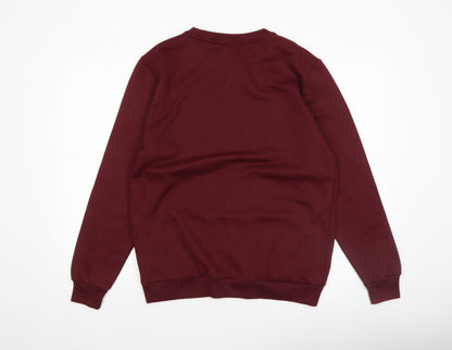 Mens UK Size L Alphar One Brown Pullover Sweatshirt