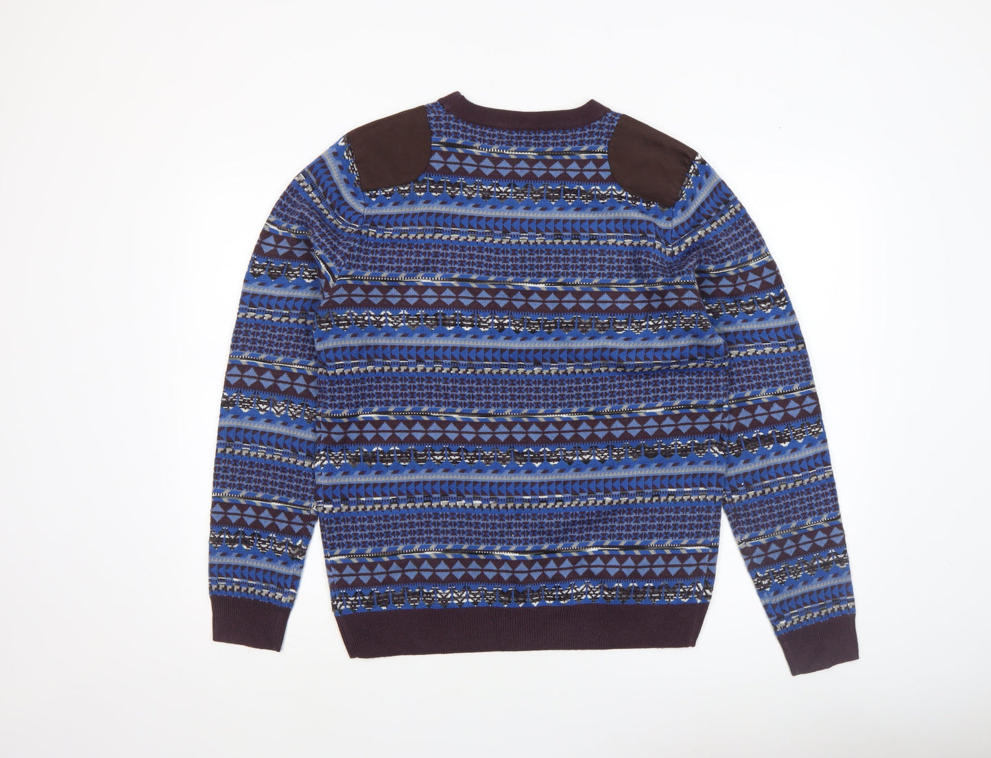 Mens UK Size M Tokyo Laundry Blue Pullover Jumper