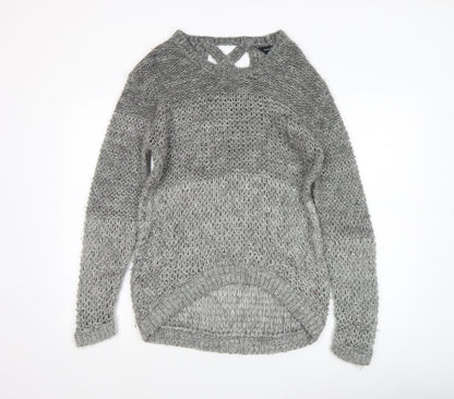Womens UK Size 12 Dorothy Perkins Grey Pullover Jumper