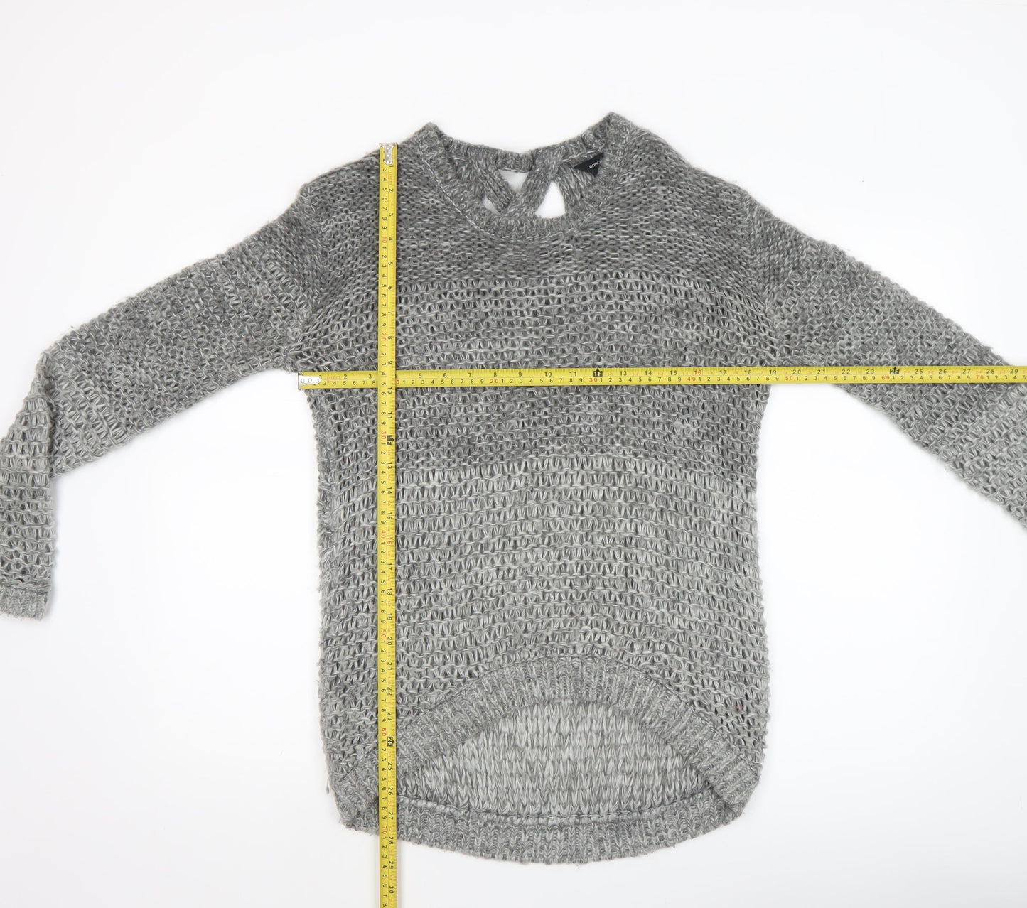 Womens UK Size 12 Dorothy Perkins Grey Pullover Jumper