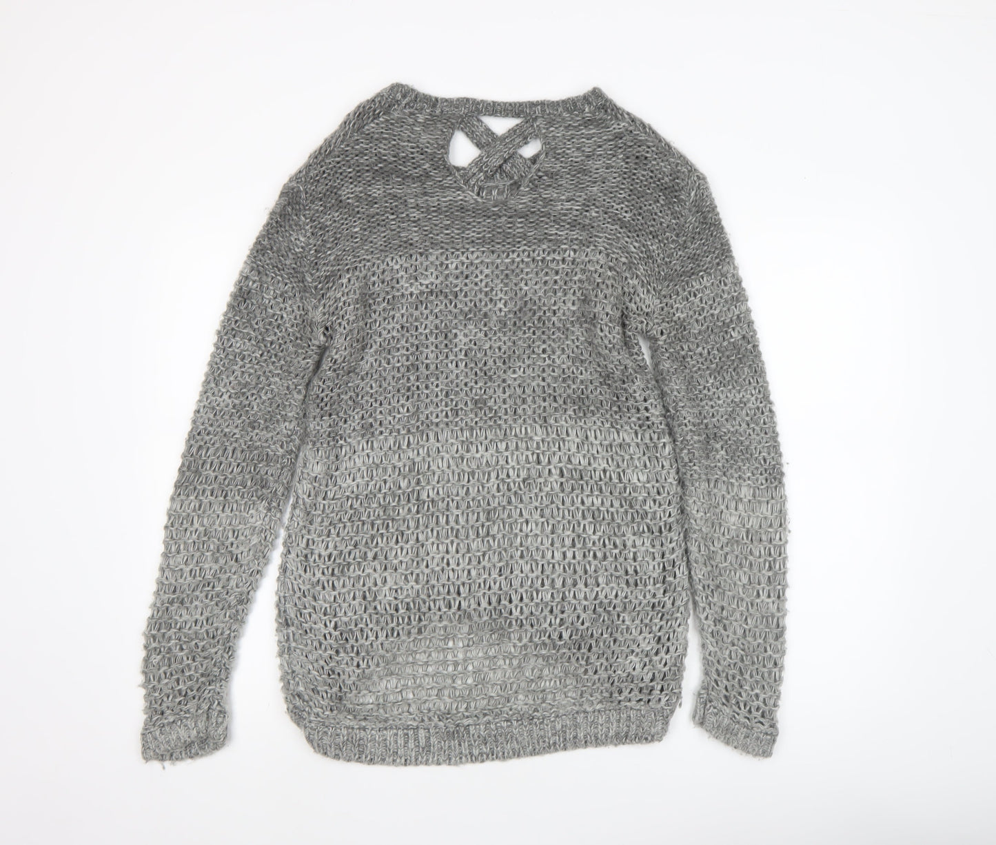 Womens UK Size 12 Dorothy Perkins Grey Pullover Jumper