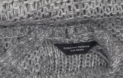 Womens UK Size 12 Dorothy Perkins Grey Pullover Jumper