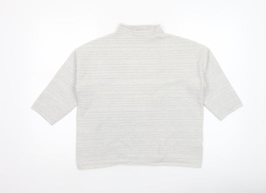 Womens UK Size 12 F&F Grey Pullover Jumper