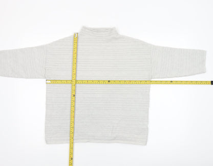 Womens UK Size 12 F&F Grey Pullover Jumper