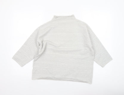 Womens UK Size 12 F&F Grey Pullover Jumper