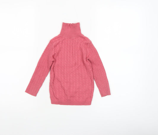 Girls UK Size 2-3 Years George Pink Pullover Jumper