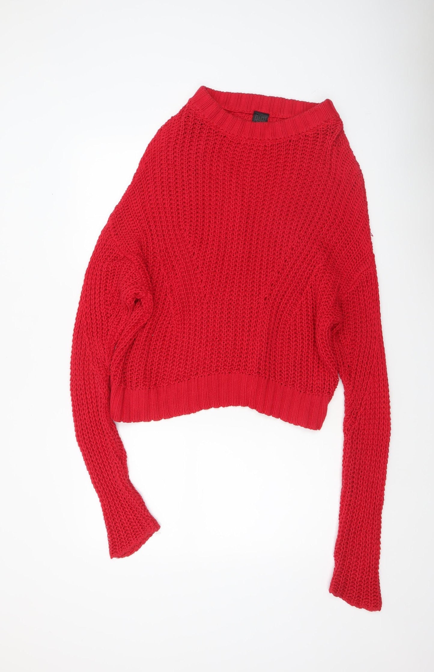 Womens UK Size L MIMI MEKETE Red Pullover Jumper