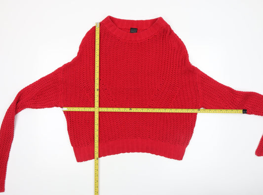 Womens UK Size L MIMI MEKETE Red Pullover Jumper