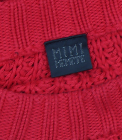 Womens UK Size L MIMI MEKETE Red Pullover Jumper