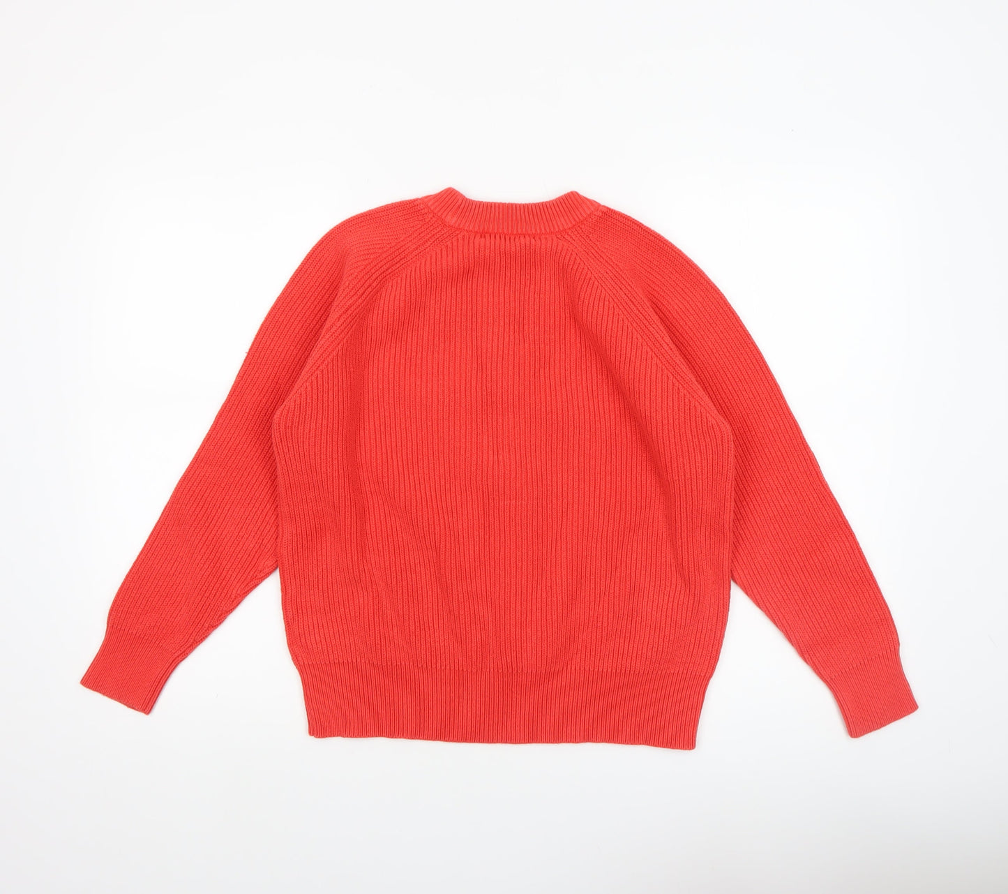 Womens UK Size M Marks and Spencer Red Pullover Jumper