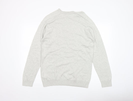 Mens UK Size M Primark Grey Pullover Jumper