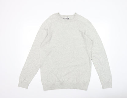Mens UK Size M Primark Grey Pullover Jumper