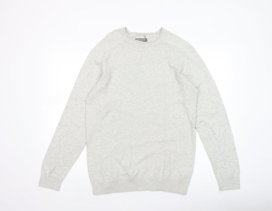 Mens UK Size M Primark Grey Pullover Jumper