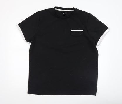 Mens UK Size 2XL boohooMAN Black  T-Shirt