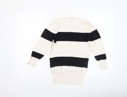 Womens UK Size 8 NEXT Multicoloured Pullover Jumper