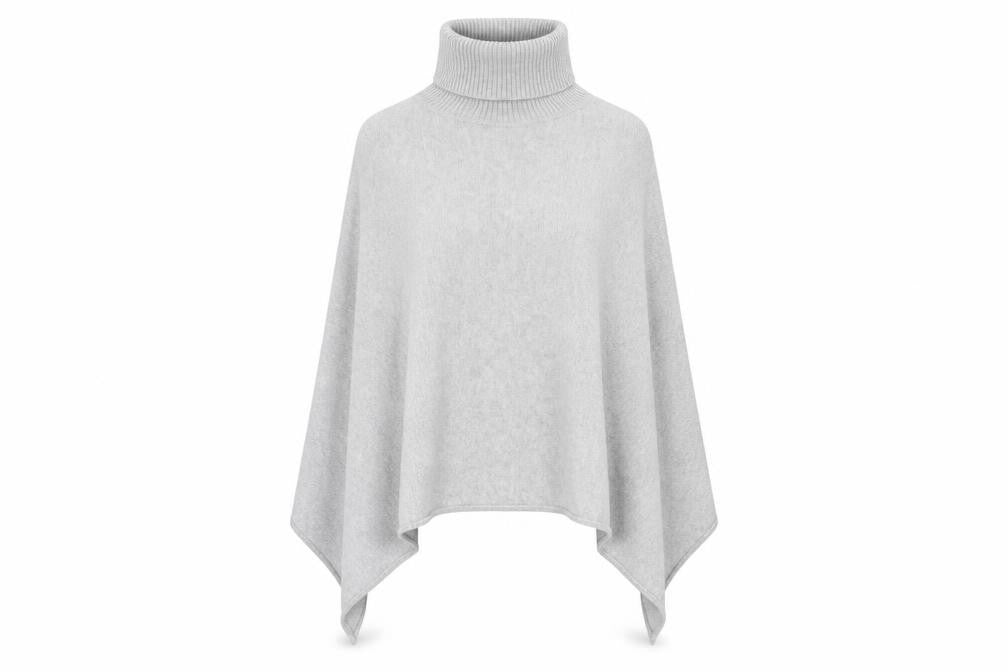 Womens UK Size One Size VILA Grey Cape Jumper