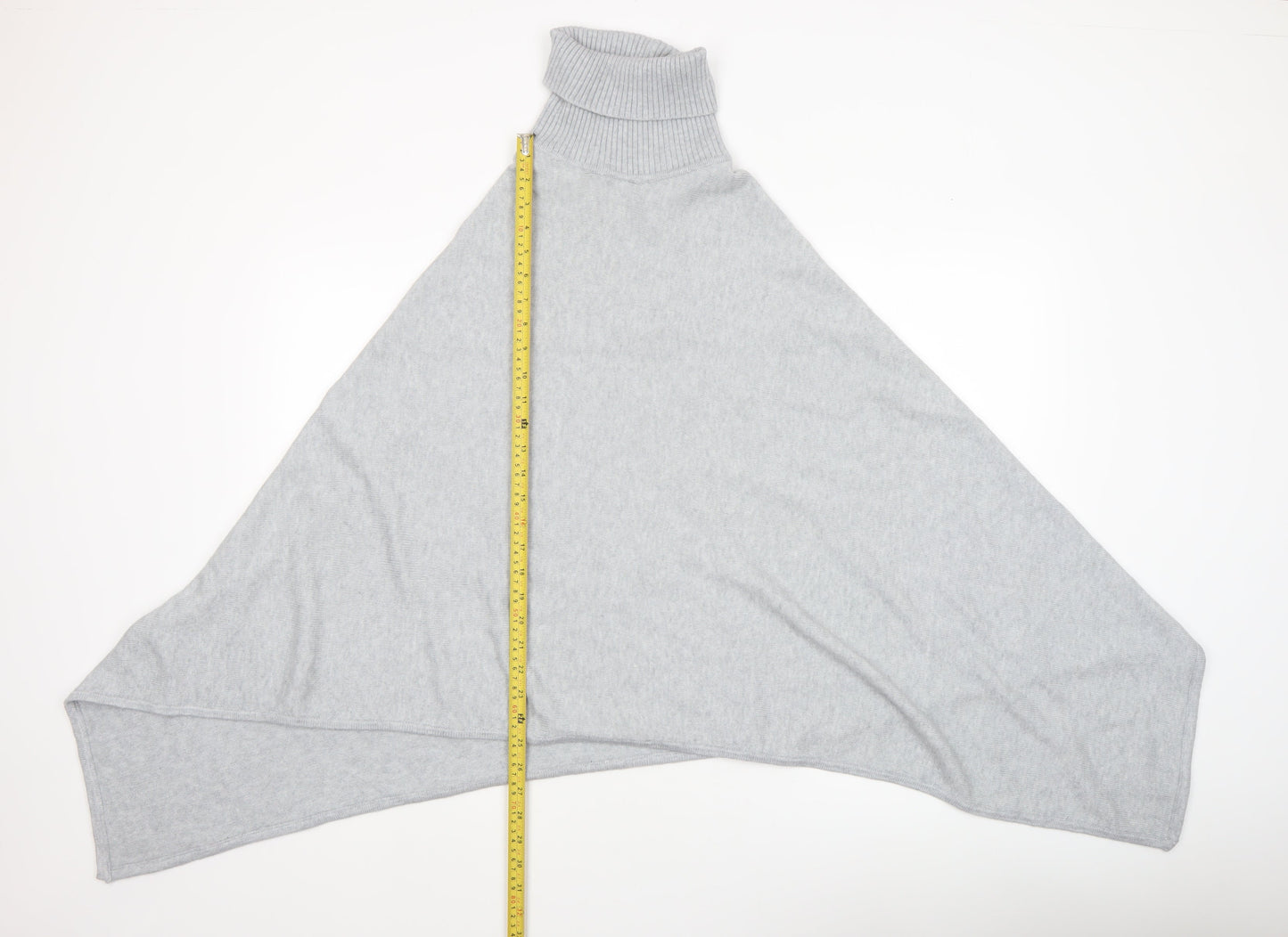 Womens UK Size One Size VILA Grey Cape Jumper