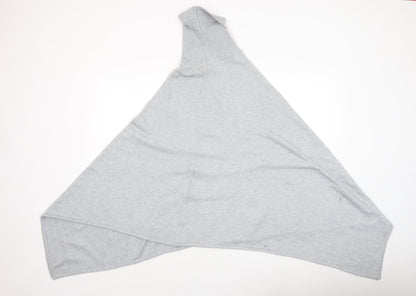 Womens UK Size One Size VILA Grey Cape Jumper