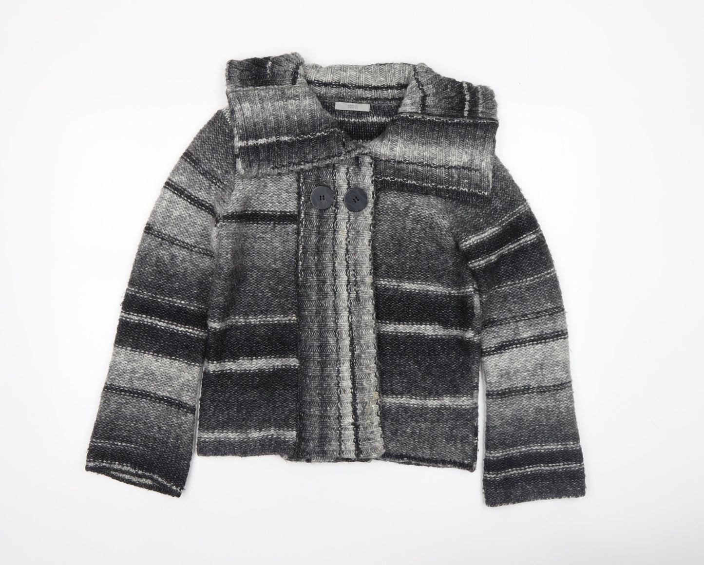 Womens UK Size 14 Marks and Spencer Grey Cardigan Jumper