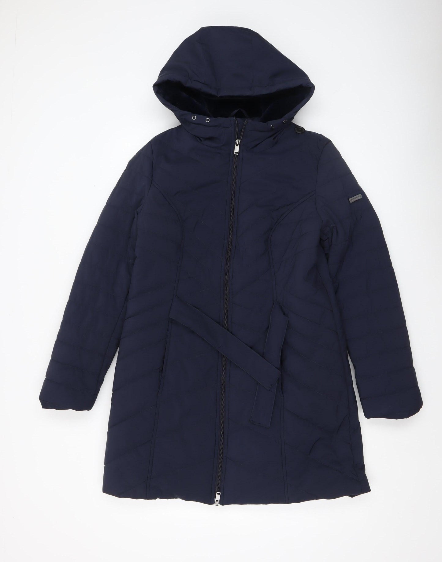 Womens UK Size S Centigrade Blue Puffer Jacket