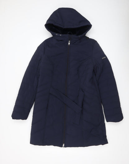 Womens UK Size S Centigrade Blue Puffer Jacket