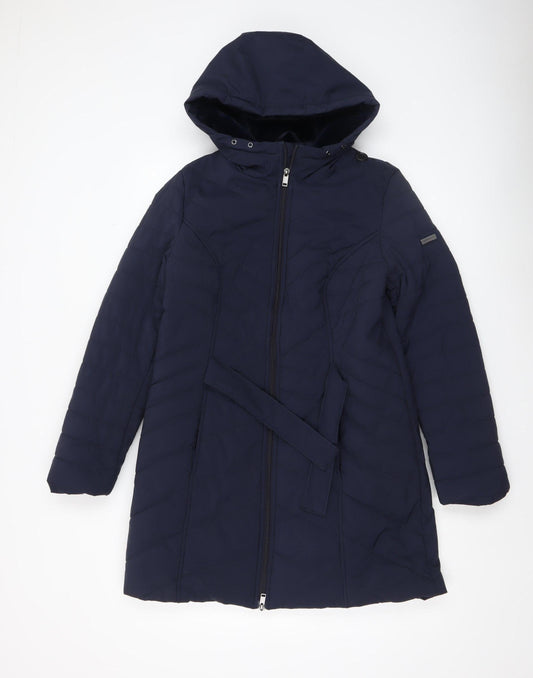 Womens UK Size S Centigrade Blue Puffer Jacket