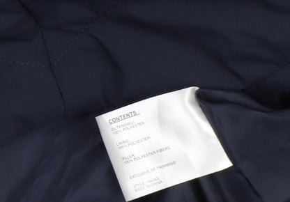 Womens UK Size S Centigrade Blue Puffer Jacket