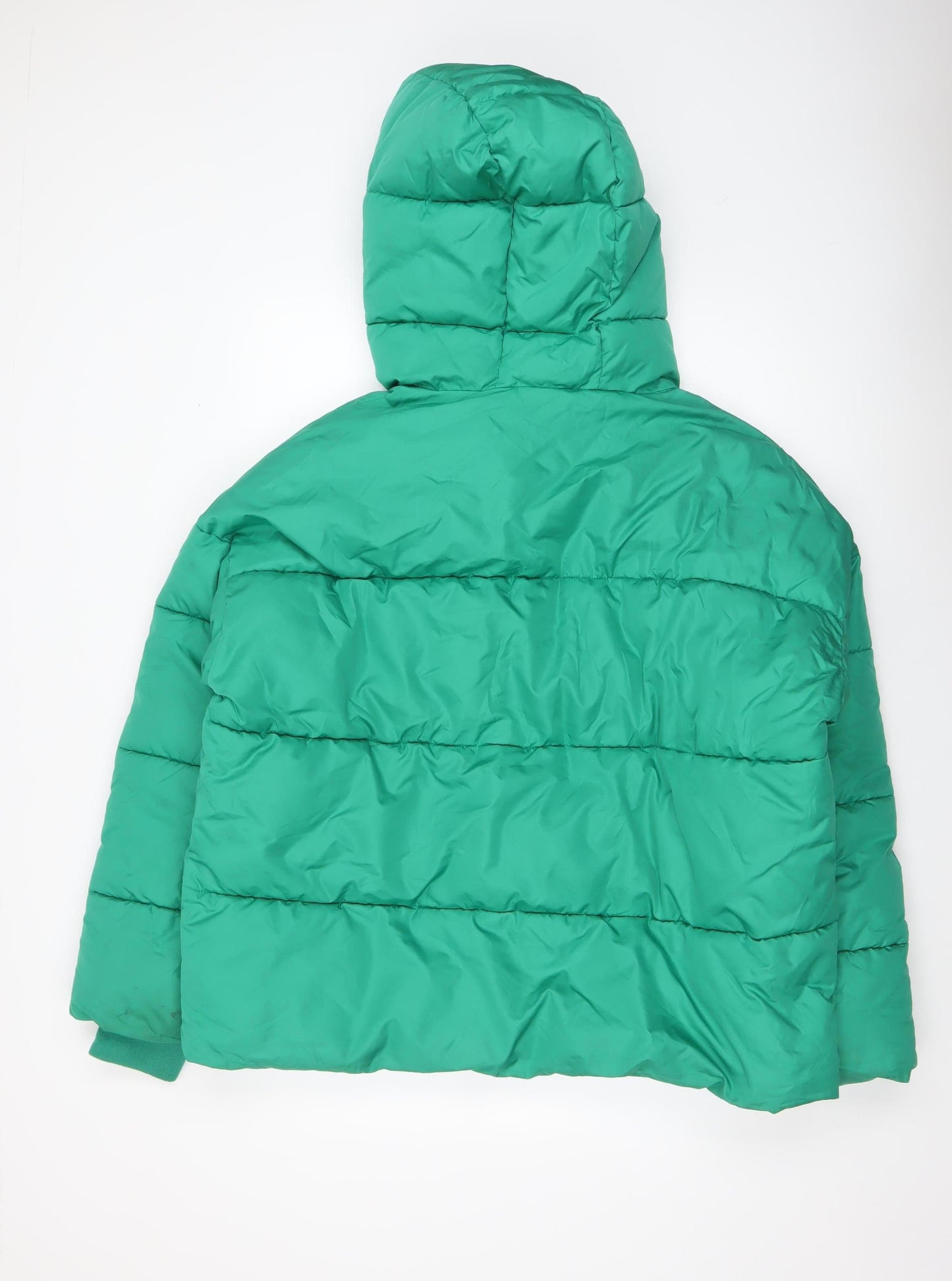 Womens UK Size L Primark Green Puffer Jacket