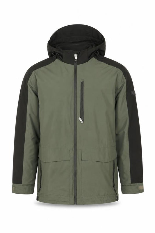 Mens UK Size L Cotton Traders Green Parka Coat