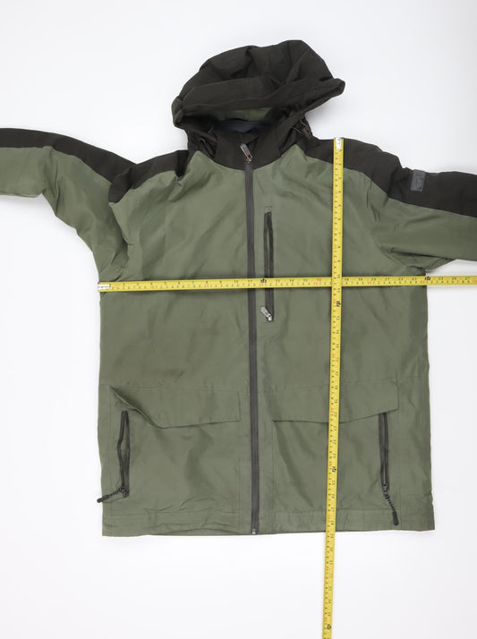 Mens UK Size L Cotton Traders Green Parka Coat