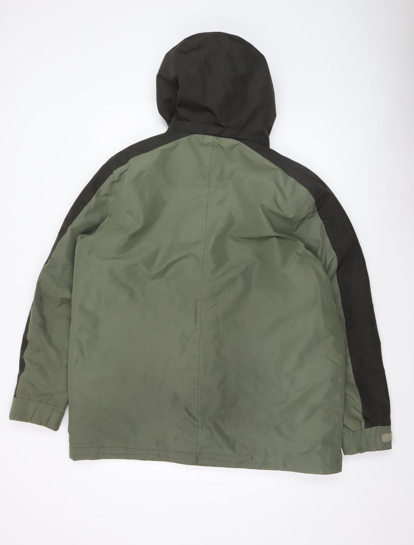 Mens UK Size L Cotton Traders Green Parka Coat